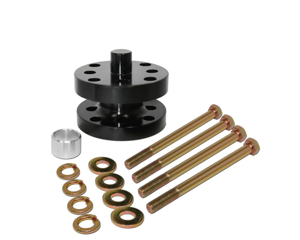 AFCO Aluminum Fan Spacer Kit 1" Fits 5/8 Or 3/4 Drive Comes w/ Bolts, Bushings, & Washers - 80190