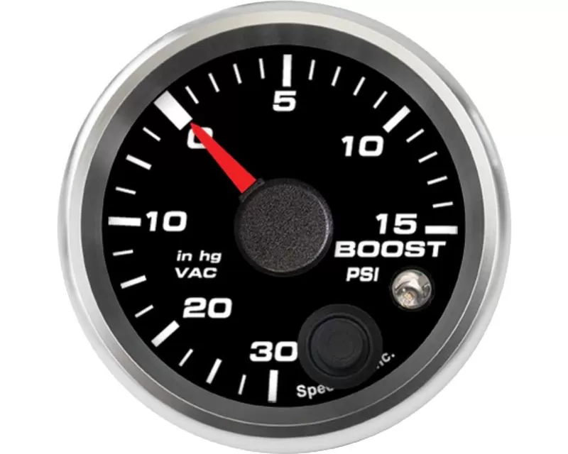 SpeedHut 2-1/16" Boost | Vac Gauge 30inhg-0-15 psi w/ Warning LED - R2-BV2