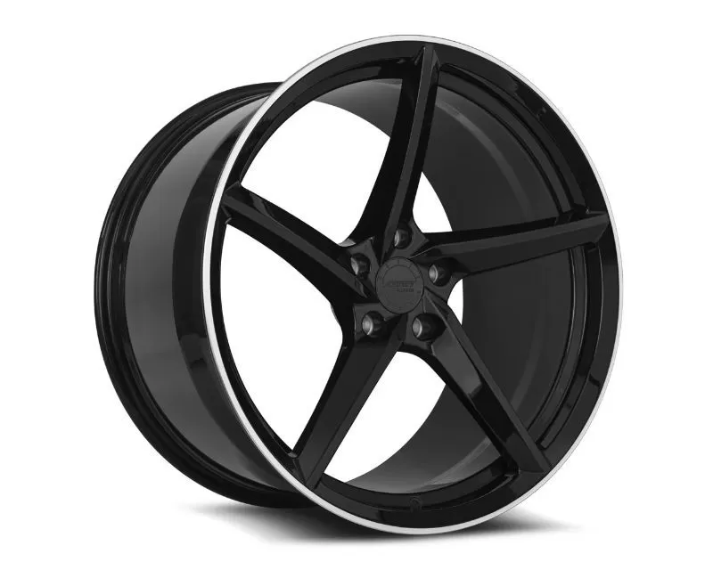 MRR Wheels F25 19x8.5 5x120 38mm Gloss Black Right Side - FF25198552038R