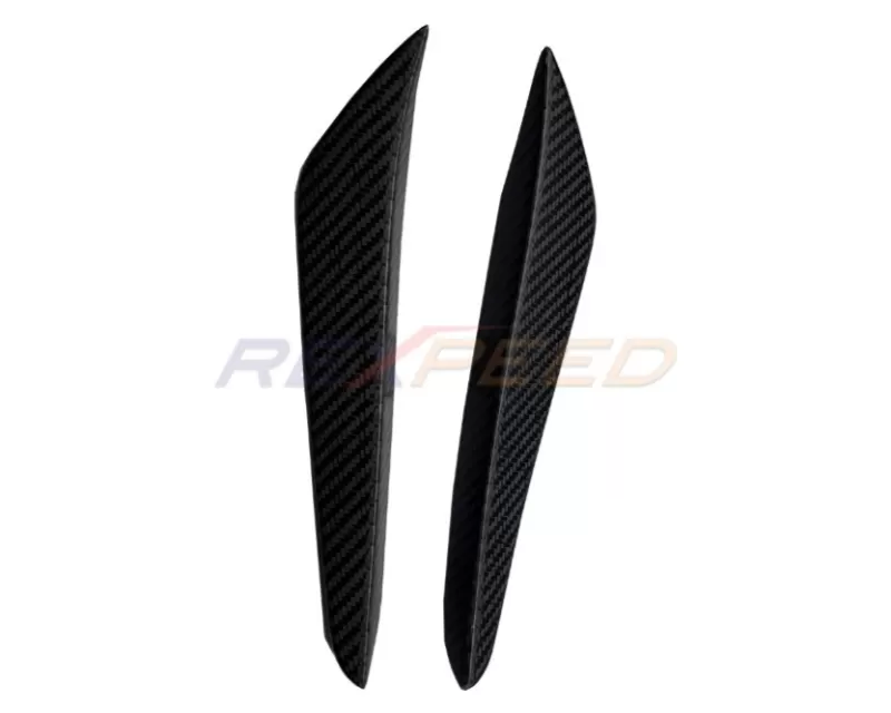 Rexpeed Forged Carbon Front Canards-Gloss Toyota Supra V2 2020-2023 - TS54FC