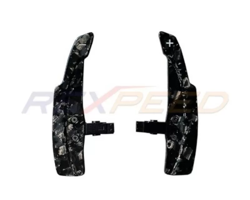 Rexpeed AT Forged Carbon Shift Paddles Full Replacement Gloss Subaru BRZ | Toyota GR86 2022+ - FR136FC