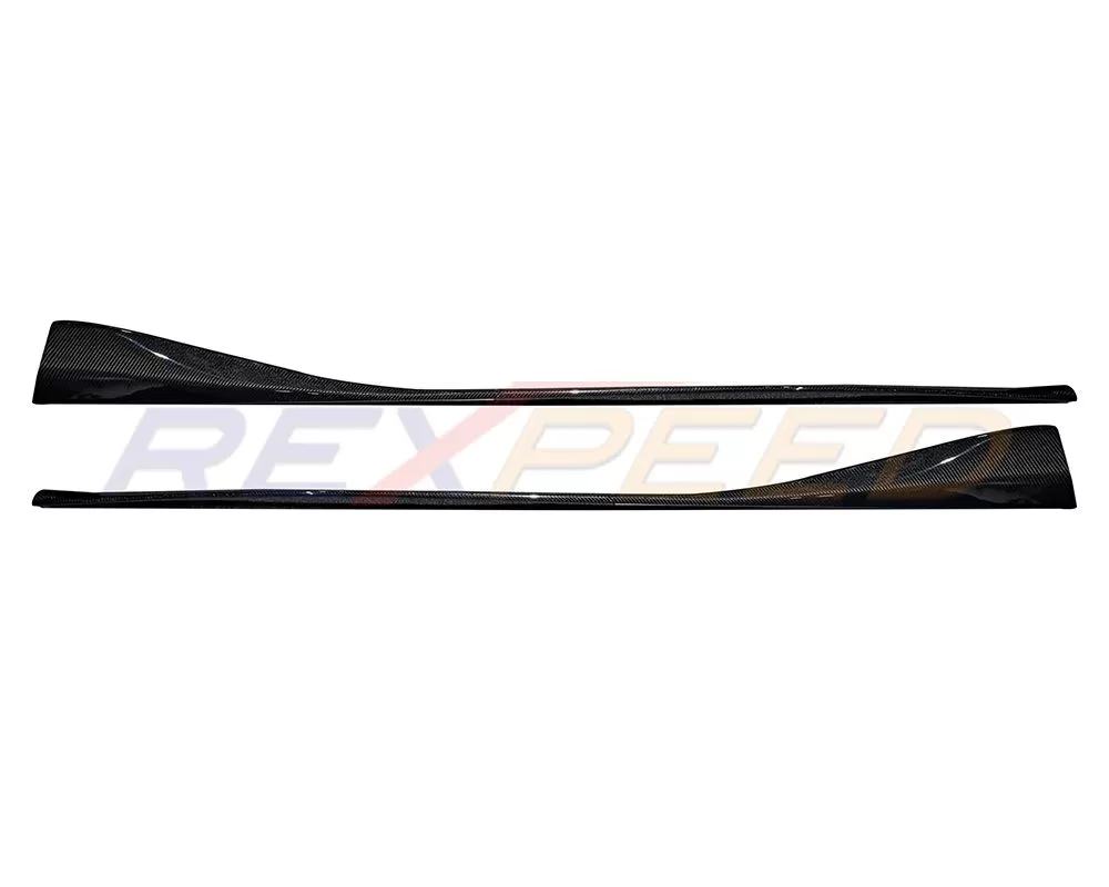 Rexpeed V5 Carbon Fiber Side Skirt Extension Toyota Supra GR 2020+ - TS125