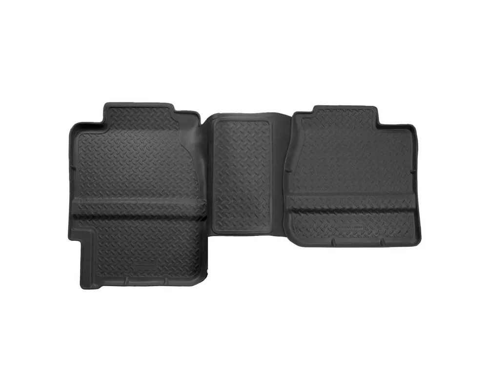 Husky Liners 2nd Seat Floor Liner 88-00 Chevy C & K/GMC C & K Series Extended Cab-Black Classic Style - 61101