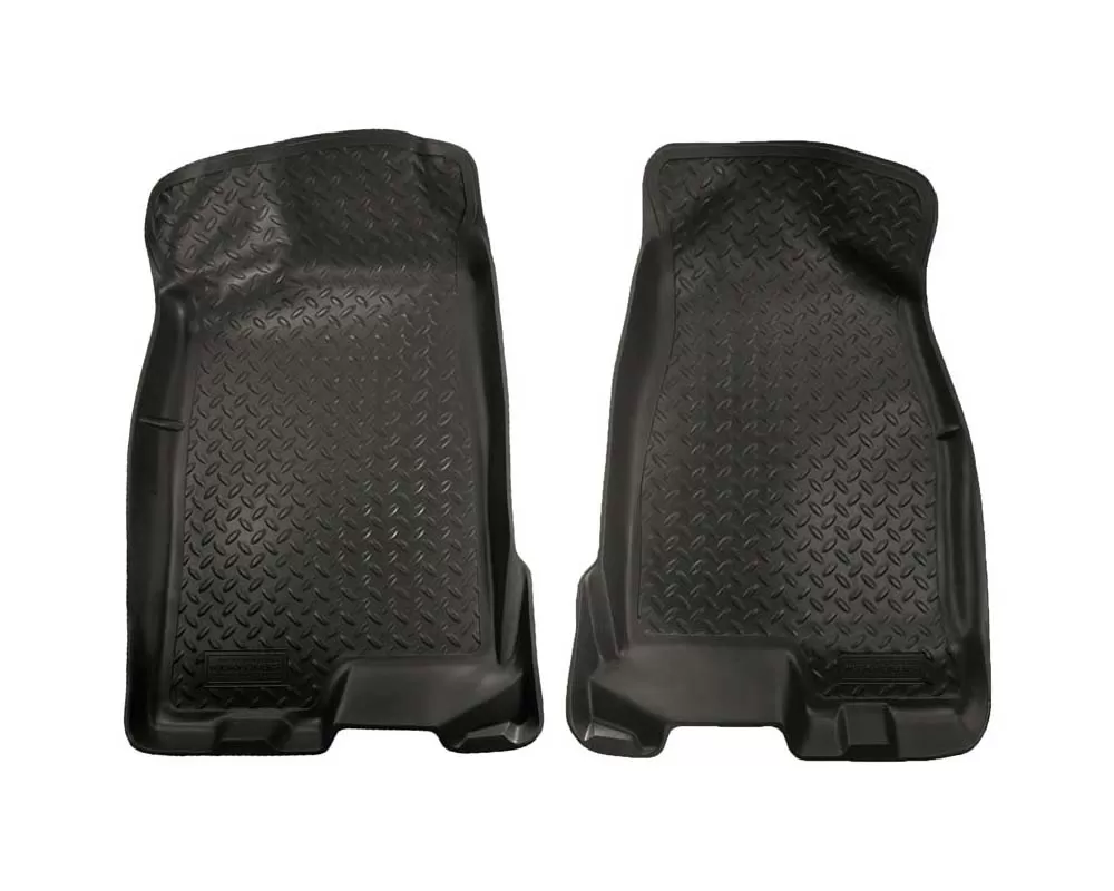 Husky Floor Liners Front 04-12 Colorado/Canyon Crew Cab Classic Style-Black - 32511