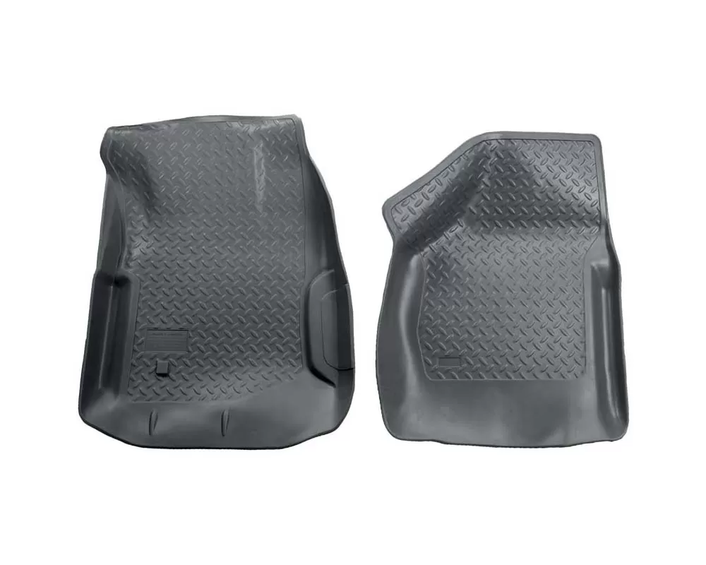 Husky Floor Liners Front 00-07 F Series Super Duty Models Classic Style-Grey - 33852