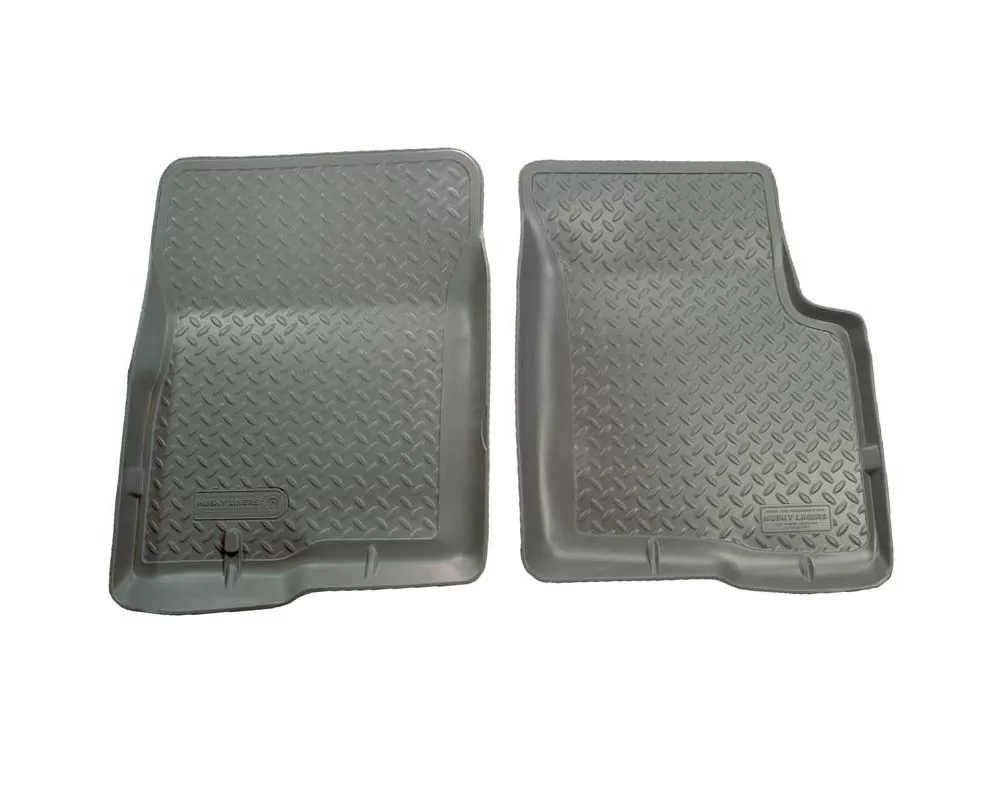 Husky Floor Liners Front 90-95 Toyota 4Runner/Pickup Classic Style-Grey - 35002