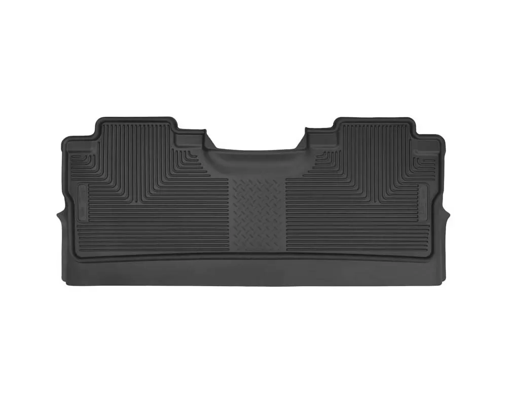 Husky 2nd Seat Floor Liner 2015 Ford F-150 SuperCrew Cab-Black X-Act Contour (Footwell Coverage) - 53471