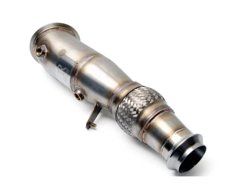 Evolution Racewerks Competition Series 4" Brushed Finish Race DownPipe BMW 328i | 320i | 428i | 228i N26 2012+ - BM-EXH010S