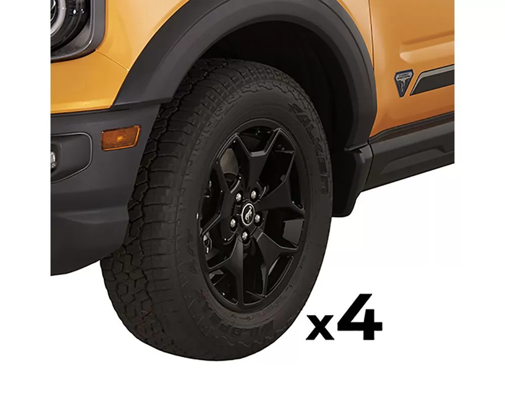Ford Racing 17"x7" Wheel Kit - Gloss Black Ford Bronco Sport 2021-2022 - M-1007K-BS17GB