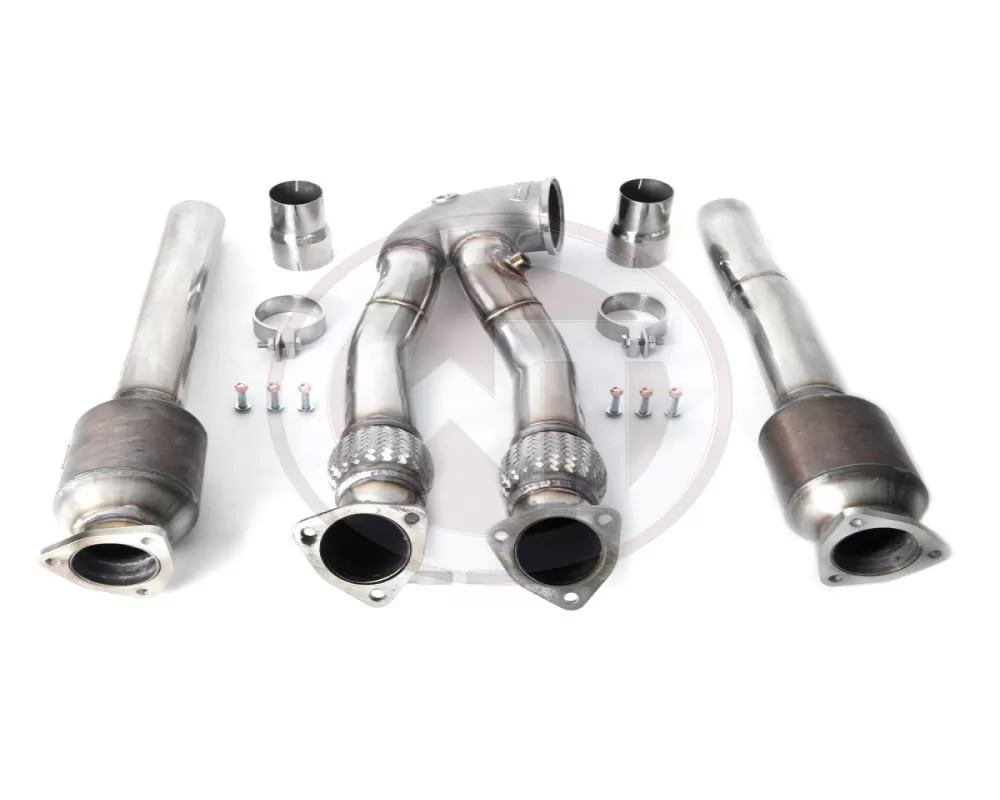 Wagner Tuning Downpipe Kit w/ Catted Pipes SS304 Audi TTRS 8S | RS3 8V 2015-2021 - 500001028.KAT