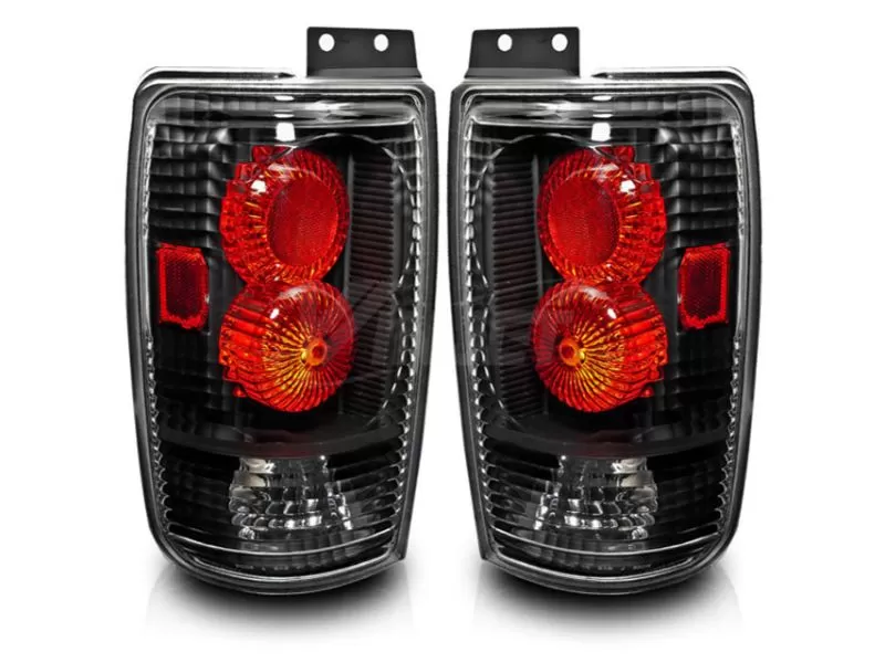 Winjet Black Clear StyleSide Altezza Tail Light Ford Expedition 1997-2002 - CTWJ-0018-BC