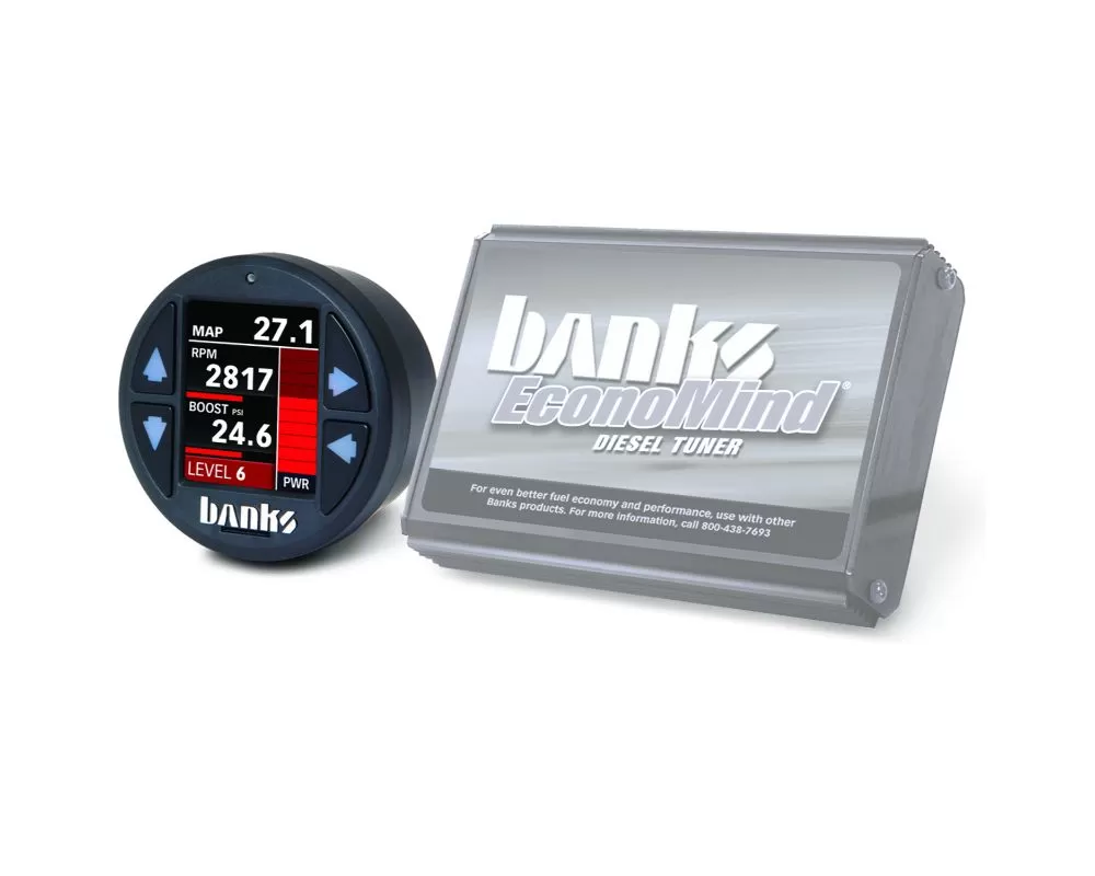Banks Power Economind Diesel Tuner (PowerPack calibration) with Banks iDash 1.8 Super Gauge Dodge 5.9L 2003-2005 - 61417