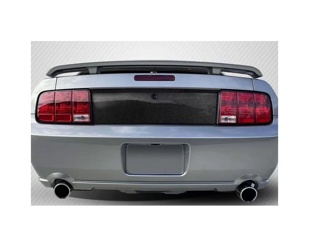 2005-2009 Ford Mustang Carbon Creations Retro Look Trunk Trim Panel - 1 Piece - 115837