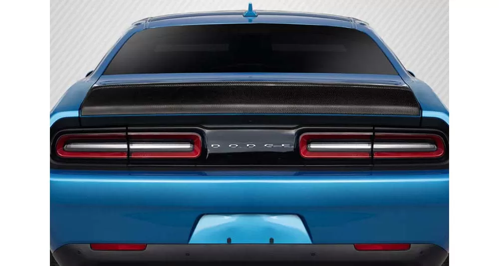 2008-2023 Dodge Challenger Carbon Creations Iconic Rear Wing Spoiler - 1 Piece - 119787