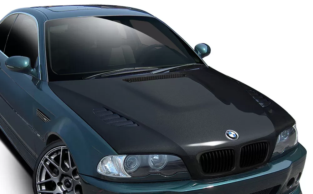 2001-2006 BMW M3 E46 Carbon AF-2 Hood ( CFP )- 1 Piece - 109742