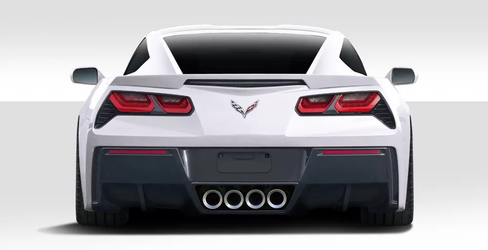 2014-2019 Chevrolet Corvette C7 Duraflex GT Concept Rear Diffuser - 2 Piece - 112436