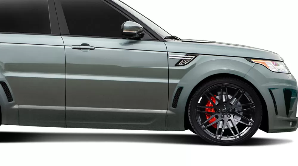 2014-2015 Land Rover Range Rover Sport Urethane AF-2 Wide Body Front Door Caps ( PUR-RIM ) - 2 Piece (S) - 112681