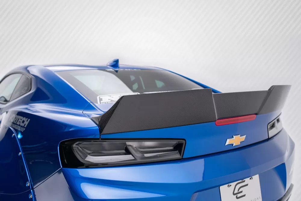 2016-2022 Chevrolet Camaro Carbon Creations DriTech Grid Rear Wing Spoiler - 1 Piece - 113178