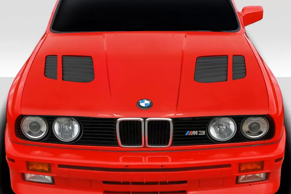 1984-1991 BMW 3 Series E30 Duraflex GTR Hood - 1 Piece - 113315