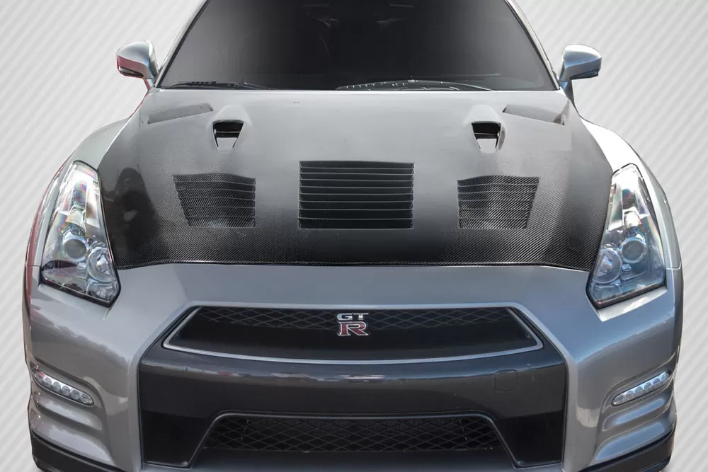 2009-2016 Nissan GT-R R35 Carbon Creations GT2 Hood - 1 Piece - 113863