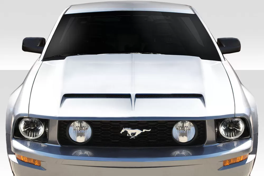2005-2009 Ford Mustang Duraflex GT500 V4 Hood - 1 Piece - 115791