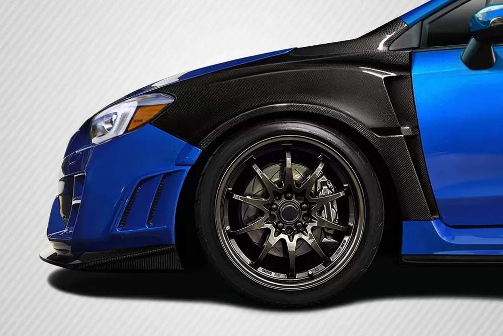 2015-2021 Subaru WRX STI Carbon Creations VRS Front Fenders - 2 Piece - 116328