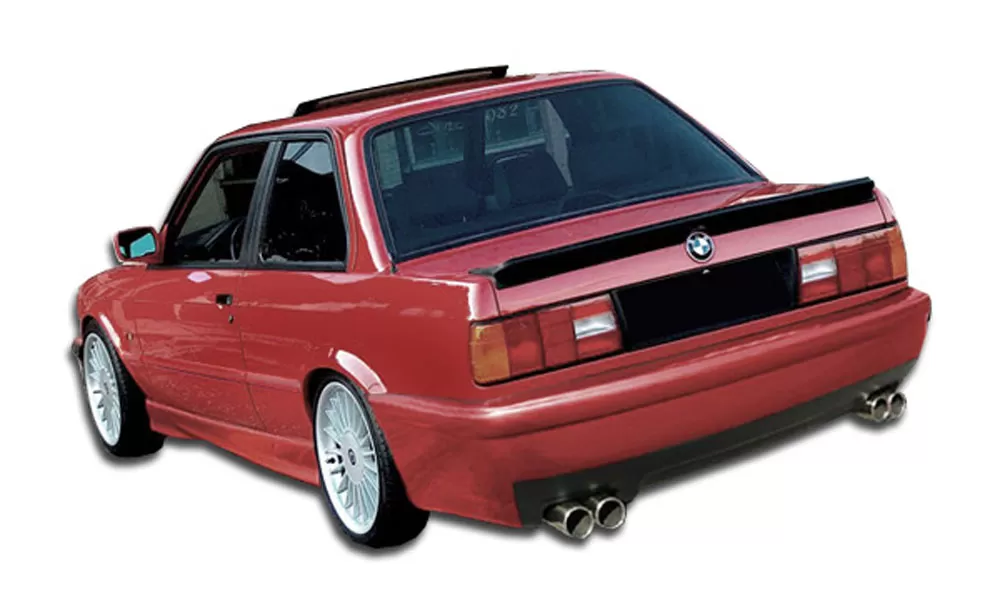 1984-1991 BMW 3 Series E30 2DR 4DR Duraflex CSL Look Rear Bumper Cover - 1 Piece - 103704
