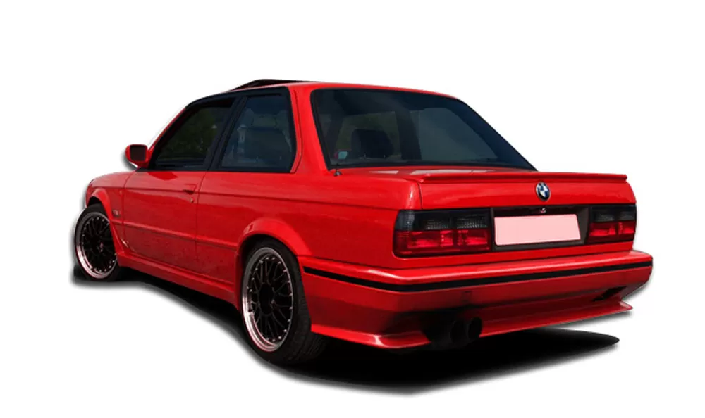 1984-1991 BMW 3 Series E30 2DR 4DR Duraflex Evo Look Rear Bumper Cover - 1 Piece - 106439