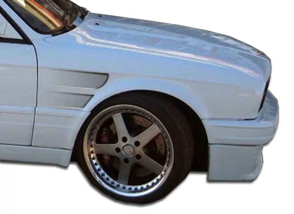 1984-1991 BMW 3 Series E30 2DR 4DR Duraflex GT Concept Fenders - 2 Piece - 104415