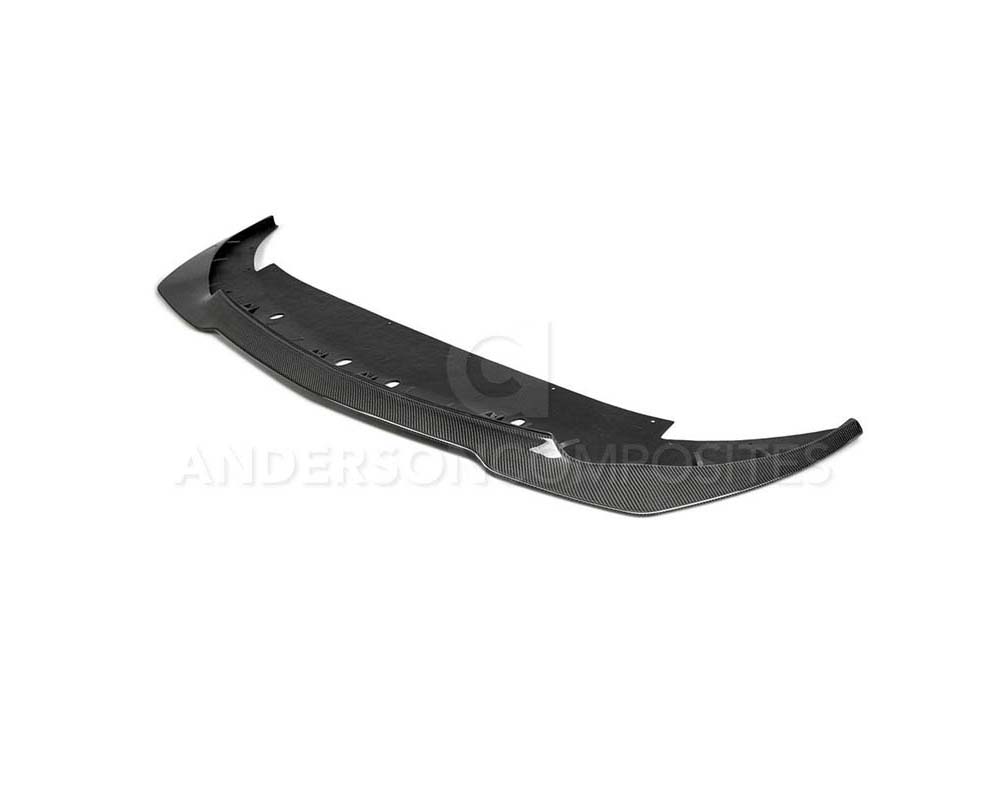 Anderson Composites 1pc Carbon Fiber Front Splitter Ford Mustang GT350 2015-2023 - AC-FL15MU350R