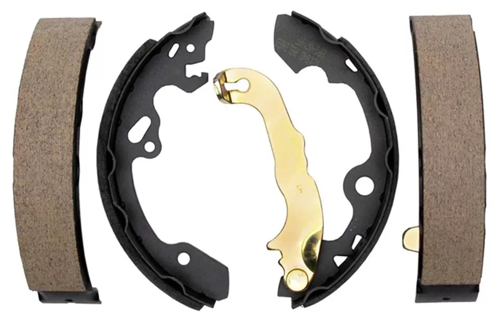 AC Delco Bonded Rear Drum Brake Shoe Set with Lever - 14747B