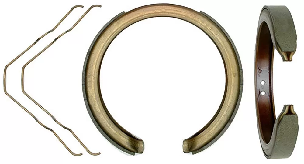 AC Delco Bonded Rear Parking Brake Shoe with Hardware - 14784B