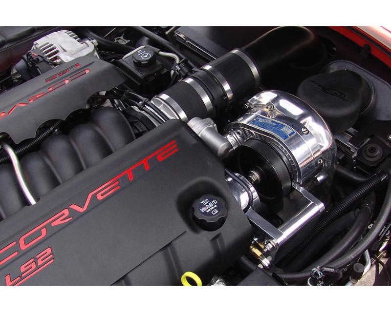 ProCharger H.O. Intercooled System with P-1SC-1 Satin Finish Chevrolet Corvette C6 LS2 2005-2007 - 1GP202-SCI