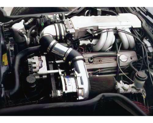 ProCharger High Output Intercooled System w/ P600B Satin Finish Chevrolet Corvette C4 L98 1985-1991 - 1GB212-08I