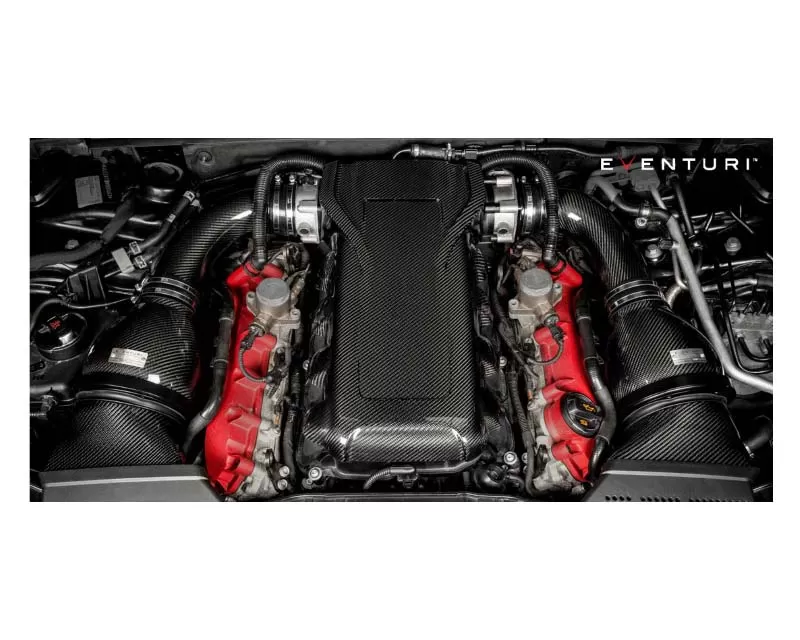 Eventuri Black Carbon Engine Cover Audi B8 RS4 / RS5 - EVE-RS5-CF-ENG