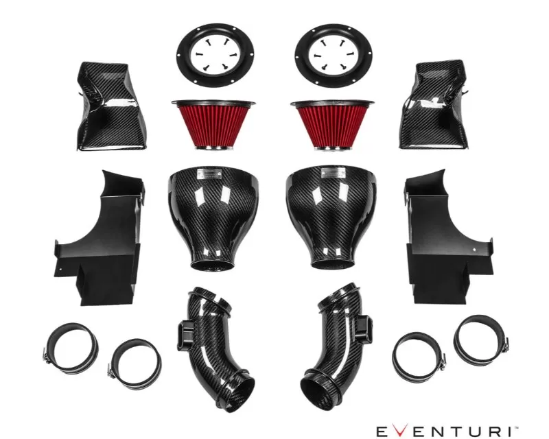 Eventuri Black Carbon Intake System BMW F10 M5 - EVE-F10M5-CF-INT