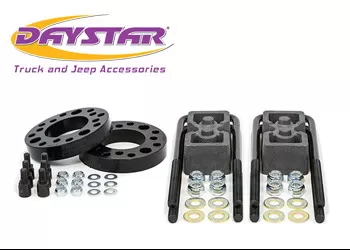 Daystar 2 Inch Front and Rear Lift Kit Ford F-150 2009-2020 - KF09122BK