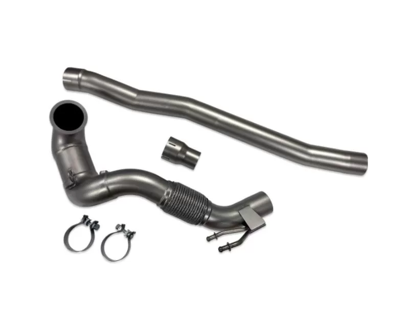 034 Motorsport Cast Stainless Steel Racing Downpipe Audi A3 8V | Volkswagen Golf R 2015-2020 - 034-105-4041-AWD