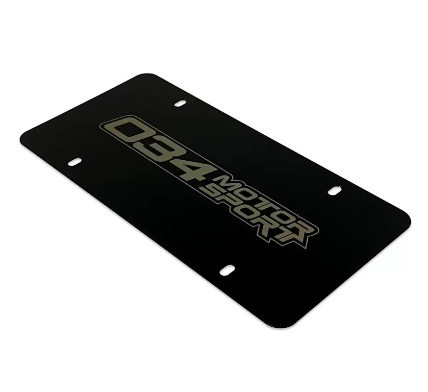 034 Motorsport Powdercoated Stainless License Plate - 034-A03-0002