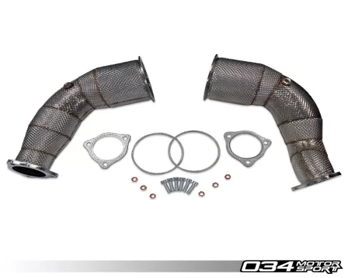 034 Motorsports Stainless Steel Racing Catalyst Set Audi RS5 B9 2018+ - 034-105-4046