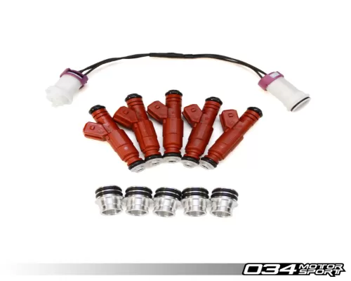 034 Motorsports Improved Injector Adapter Kit 7A EFI Audi 90/Couppe Quattro I5 20V - 034-106-3020