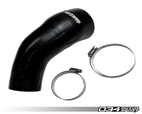 034 Motorsports Turbo Inlet Hose High Flow Silicone Black Audi A4 | A5 B8 2009-2016 - 034-145-A028-BLK