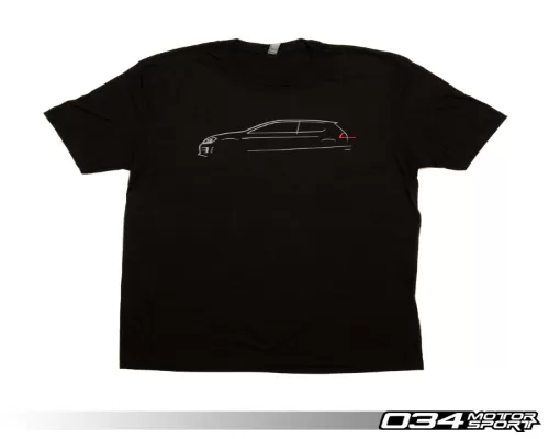 034 Motorsports T-Shirt, Volkswagen GTI Line Art - 034-A01-1015-S