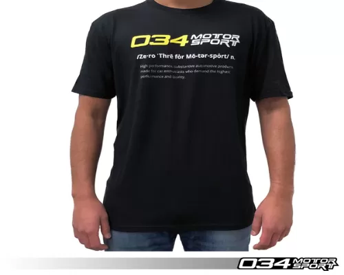 034 Motorsports Defined T-Shirt - 034-A01-1018-S