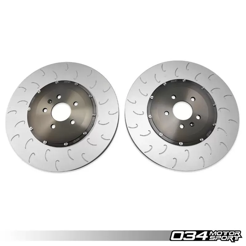 034 MotorSport 400x38mm 2-Piece Floating Front Brake Rotor Upgrade Kit Audi S6 | S7 | RS6 | RS7 | A8 | S8 2011-2018 - 034-301-1013