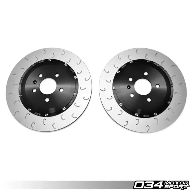 034 Motorsport 350x22mm 2-Piece Floating Rear Brake Rotor Upgrade Kit Audi S6 | S7 | RS6 | RS7 | A8 | S8 2011-2018 - 034-301-2013