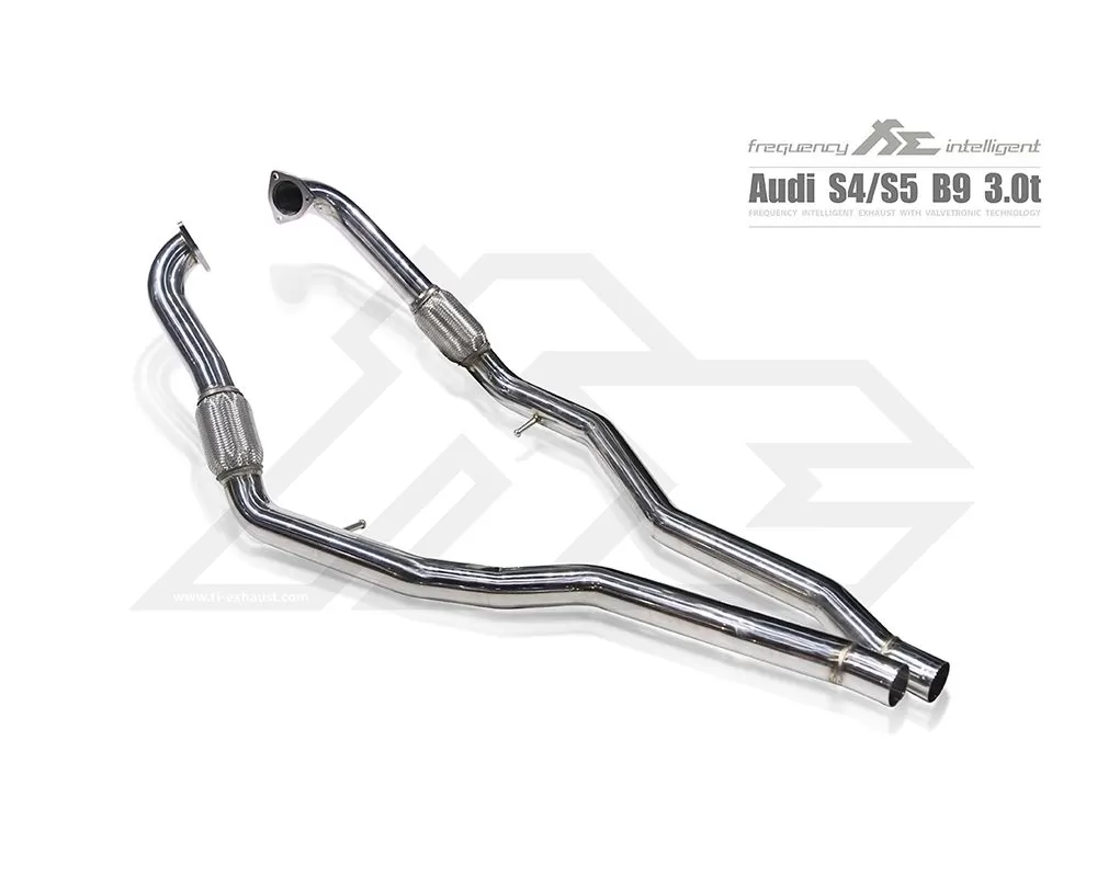 Fi Exhaust FI Exhaust Sport 200 cell DownPipe Audi S5 B9 (Non Sport Diff Vehicles Only) - AD-S4B9-CAT200