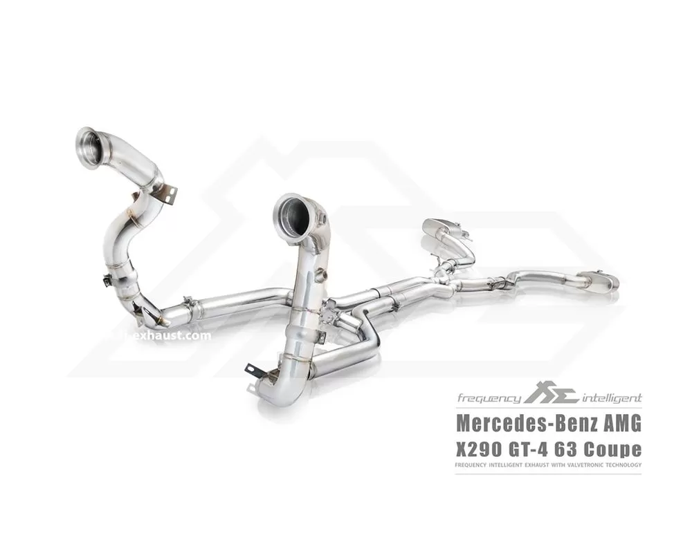 FI Exhaust Front and Mid X-Pipe and Valvetronic Muffler Mercedes-Benz W213 E63 | E63S 4.0TT M177 2017-2023 - MB-213A-CBOE