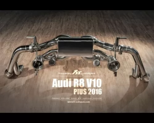 Fi Exhaust Valtetronic Muffler + Remote Control Module Audi R8 V10 | Plus MK2 2016-2018 - AD-R82-CBV + R2016OL + OBD-CAB-V