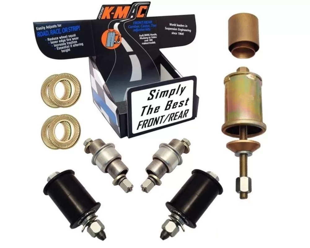 K-Mac Rear Camber and Extra Toe Adjustable Bushing Kit Mercedes C63 S | W213 | C238 | C253 | C257 AMG 2015-2022 CLEARANCE - 502326-1K